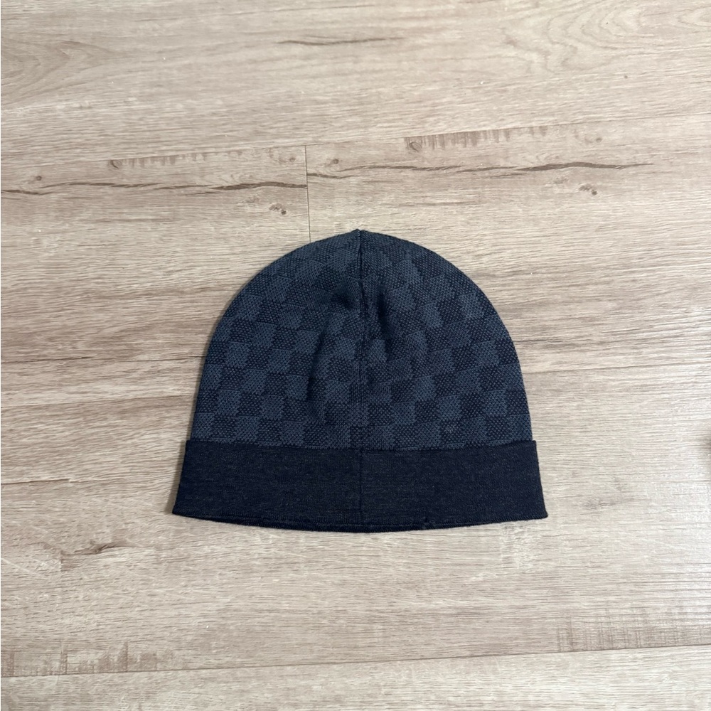 Louis Vuitton Dark Checkered Beanie - Picture 4 of 4